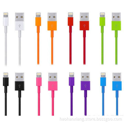 Round Mini USB Cable for iPhone 5/5S/5C